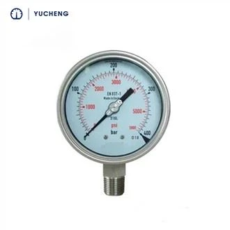 Stainless Steel Bar And Psi Pressure Gauges